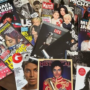 Michael Jackson magazines and newspaper tributes